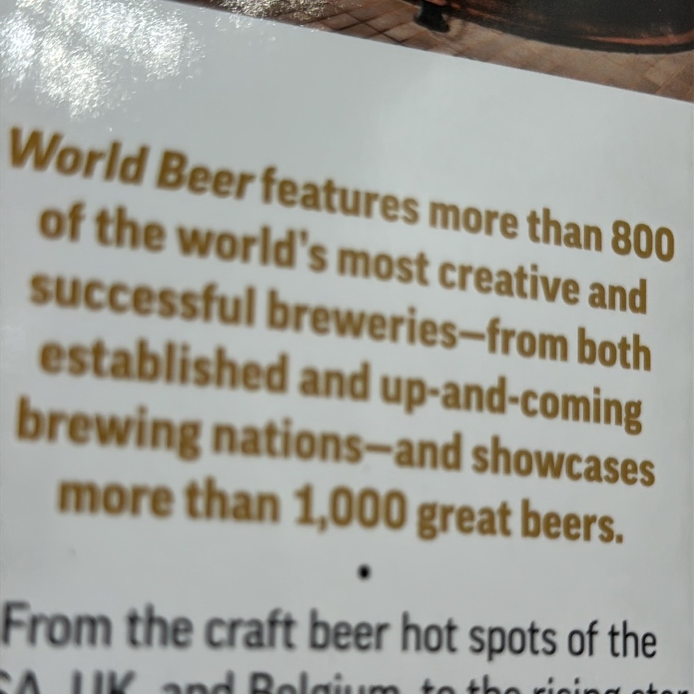 World Beer Book Tim Hampson, outstanding classic & craft beers .. greatest brews - Picture 6 of 9